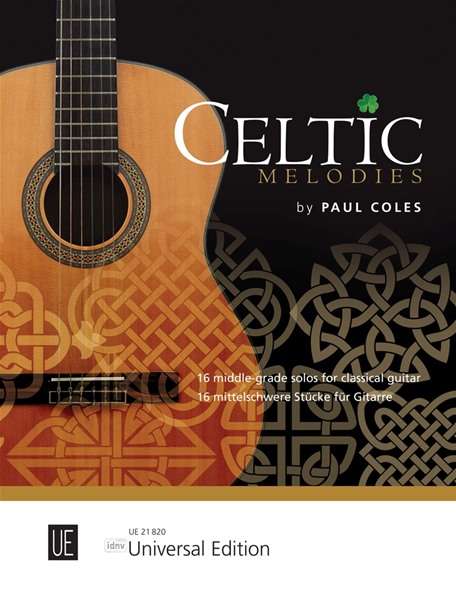 Paul Coles: Celtic Melodies für Gitarre (2019), Noten