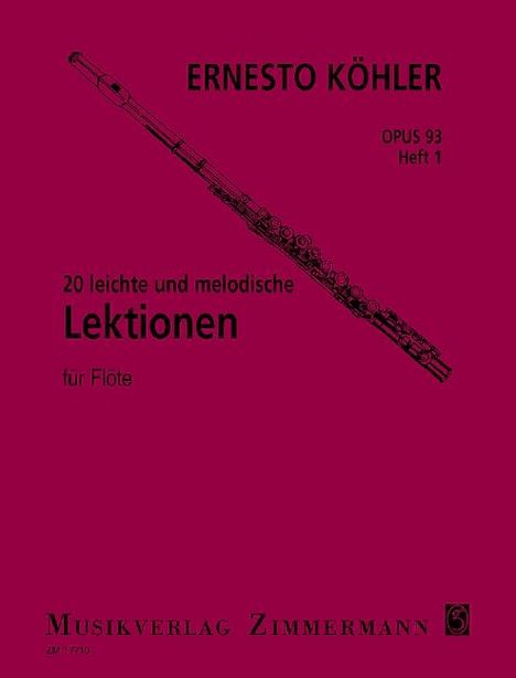 20 leichte und melodische Lektionen, Noten