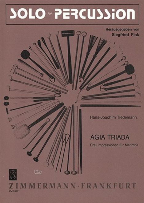 Hans-Joachim Tiedemann: Agia Triada, Noten