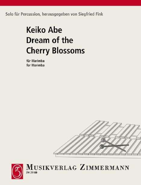 Keiko Abe: Dream of the Cherry Blossoms, Buch