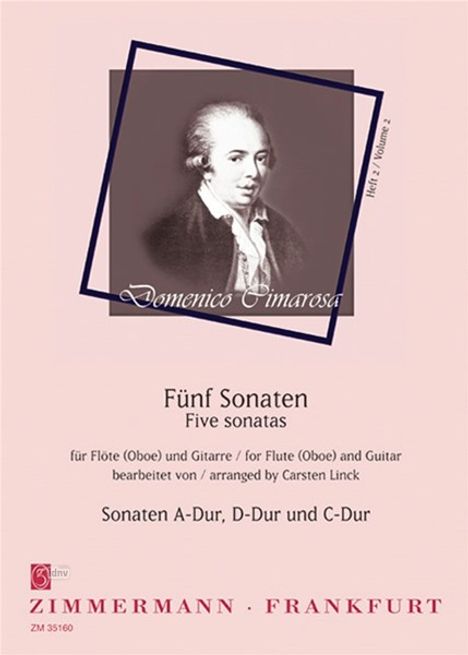 Domenico Cimarosa: 5 Sonaten, Noten