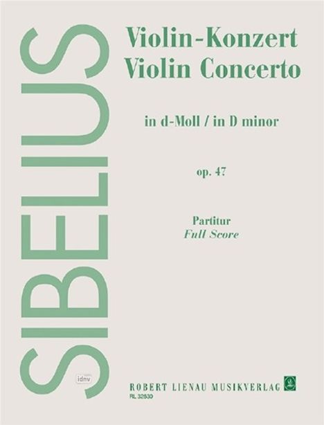 Sibelius, J: Violin-Konzert d-Moll, Buch