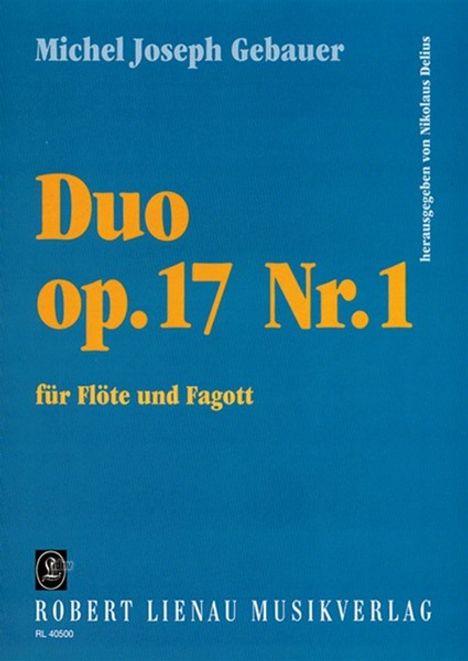 Michel Joseph Gebauer: Duo G-Dur op. 17 Nr.1, Noten