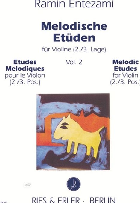 Ramin Entezami: Melodische Etüden Vol. 2, Noten