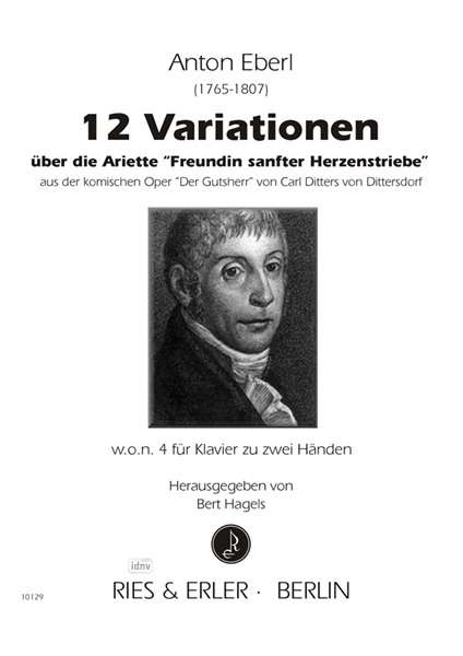 Anton Eberl: 12 Variationen für Klavier zu zwei Händen w.o.n. 4, Noten
