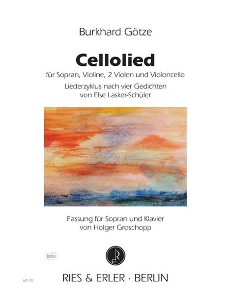 Burkhard Götze: Cellolied, Noten