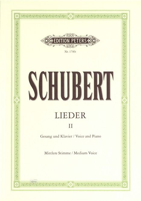 Franz Schubert: 75 Lieder, m, Noten