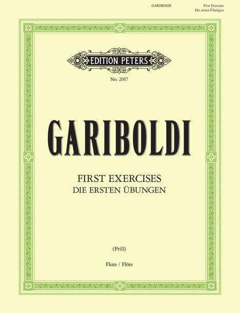 Giuseppe Gariboldi: Die ersten Übungen, Noten