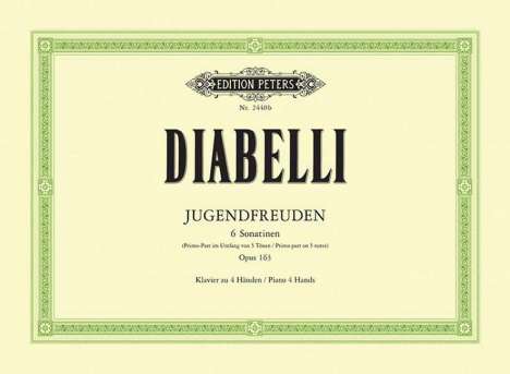 Anton Diabelli (1781-1858): Jugendfreuden op. 163, Buch