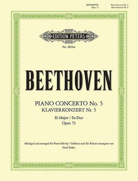 Piano Concerto No. 5 in E Flat Op. 73 (Arranged for Piano Solo): Simplified and Abridged, Buch
