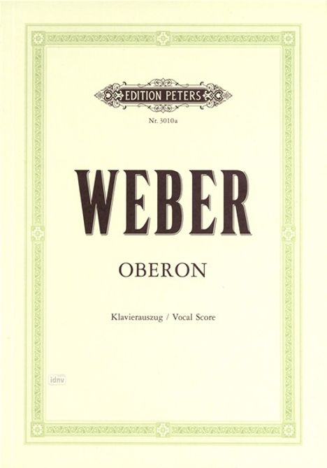 Weber,C.M.v.        :Oberon(Oper in 3 Akten /K, Noten