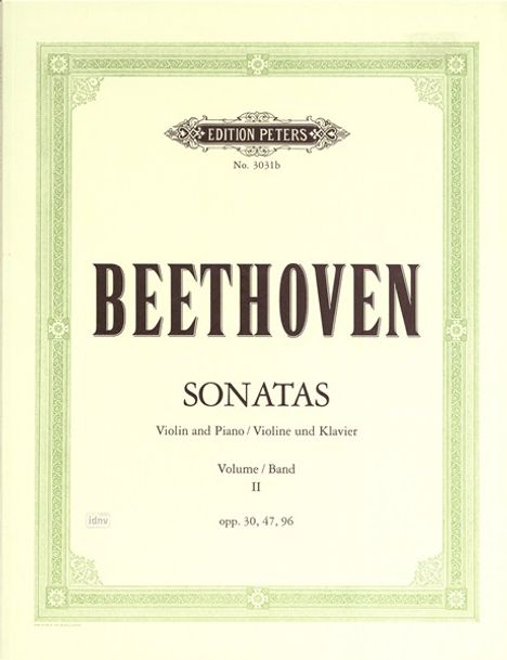 Ludwig van Beethoven: Beethoven, Ludwig va:Son. f. Viol. u. Klav. -, Noten