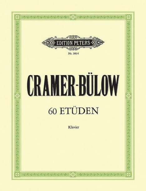 Johann Baptist Cramer (1771-1858): 60 Etüden, Buch