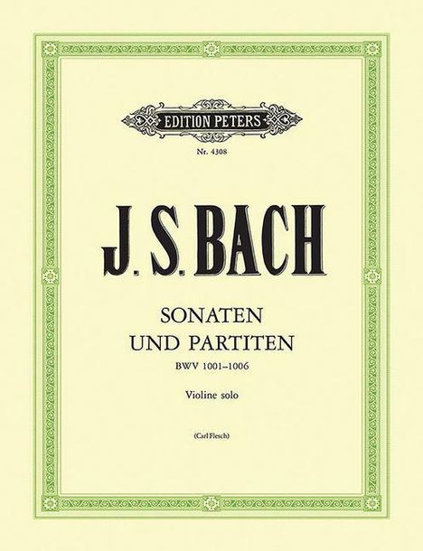 Sonatas and Partitas for Violin Solo Bwv 1001, Buch
