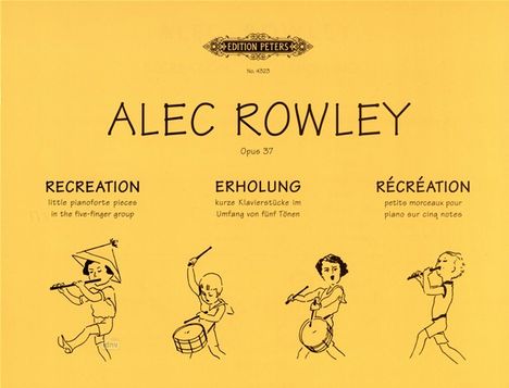 Alec Rowley: Rowley, A: Erholung op. 37, Buch