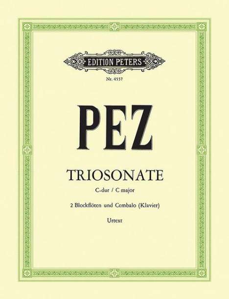 Pez, J: Trio Sonatas C Major, Buch