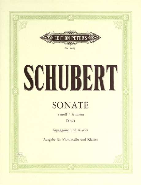 Schubert:Arpeggione Sonate D 821, Buch
