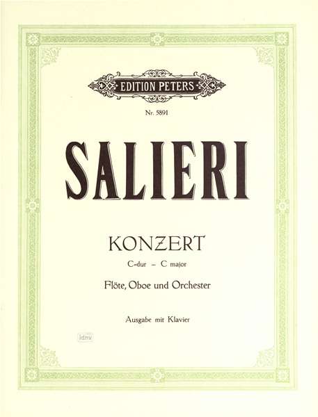 Antonio Salieri: Konzert für Flöte, Oboe und Or, Noten