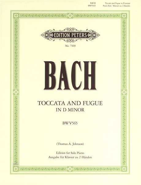 Johann Sebastian Bach: Toccata und Fuge d-Moll BWV 565, Noten
