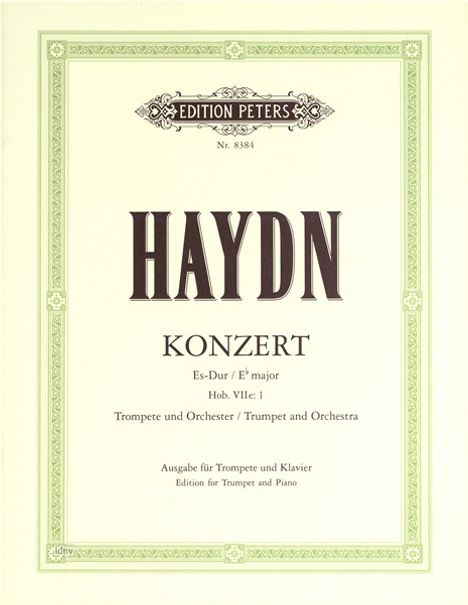 Haydn:Trompetenkonzert in Es-Dur (Klavierauszug), Noten