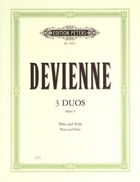 Francois Devienne: 3 Duos op. 5, Noten