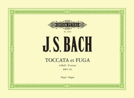 Johann Sebastian Bach (1685-1750): Toccata und Fuge d-Moll BWV 565, Buch