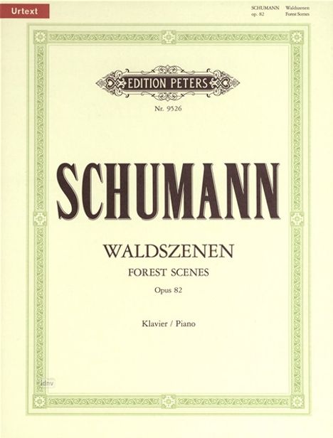 Robert Schumann: Waldszenen op. 82, Noten