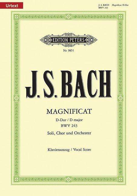 Bach:Magnificat BWV 243 (Klavierauszug), Noten