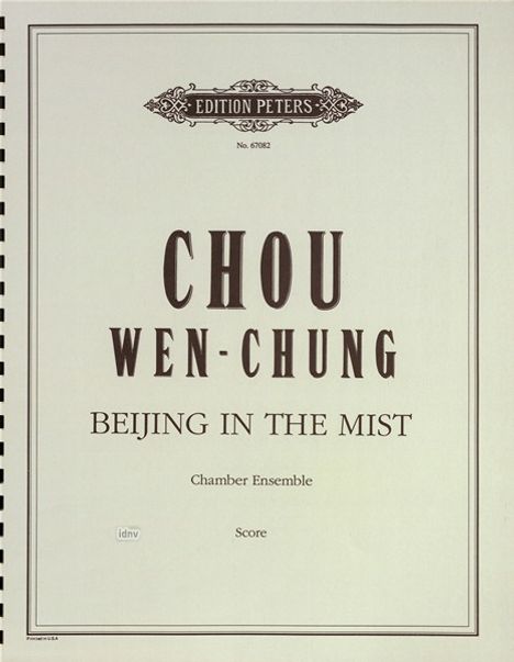 Wen-Chung Chou: Beijing in the Mist, Noten