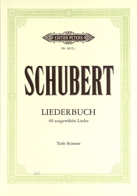 Liederbuch, 60 ausgewählte Lieder für den Unterricht, tiefe Stimme, Noten, Noten