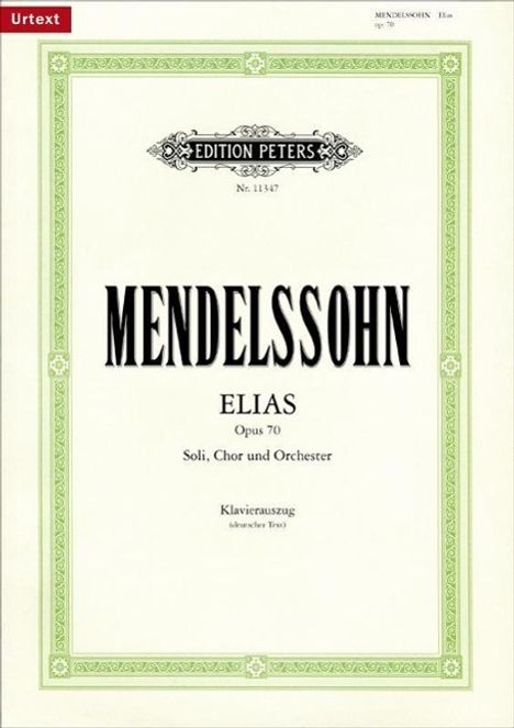 Elias op. 70, Noten