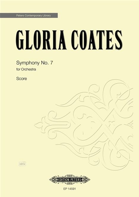 Gloria Coates: Symphony No. 7 for Orchestra (1989/1990), Noten