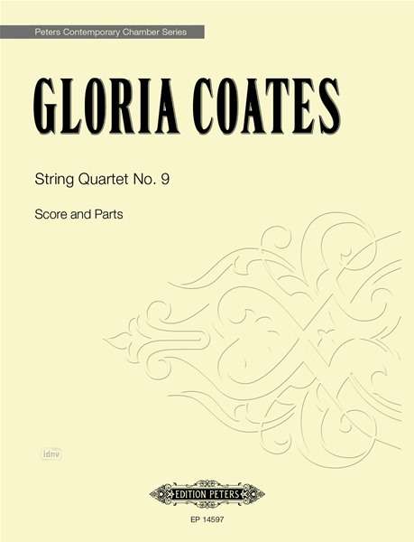 Gloria Coates: String Quartet No. 9 (2007), Noten