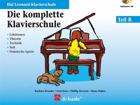 Barbara Kreader: Die komplette Klavierschule, Teil B (2013), Noten