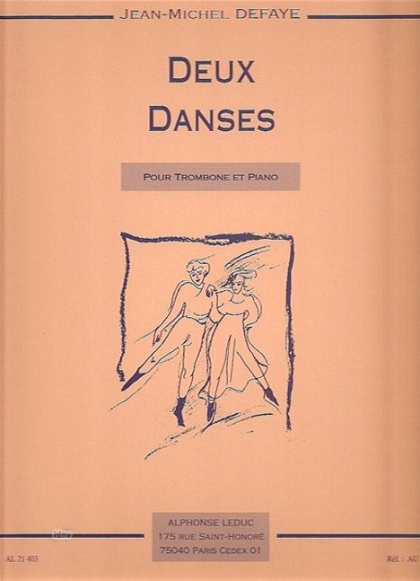 J.M. Defaye: 2 Danses, Noten