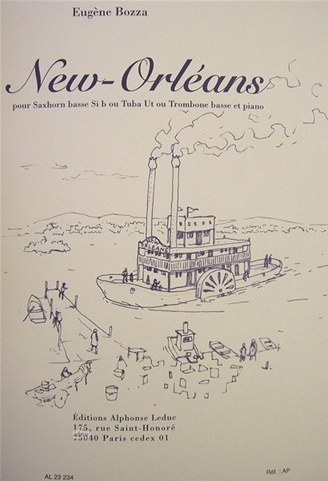 Eugene Bozza: New Orleans, Noten