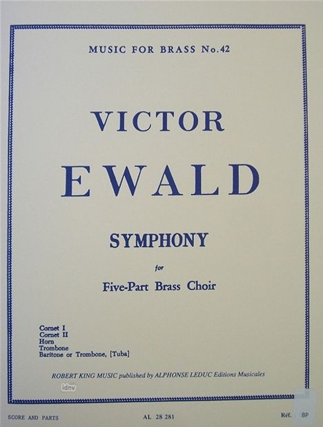 Ewald: Symphony, Noten