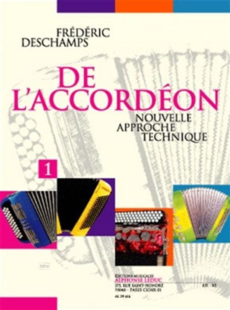 Deschamps: De L'accordeon, Noten