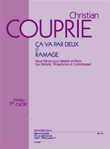 Couprie: Ca Va Par Deux Et Ramage, Noten