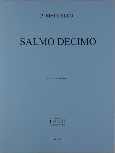 Marcello: Salmo Decimo, Noten