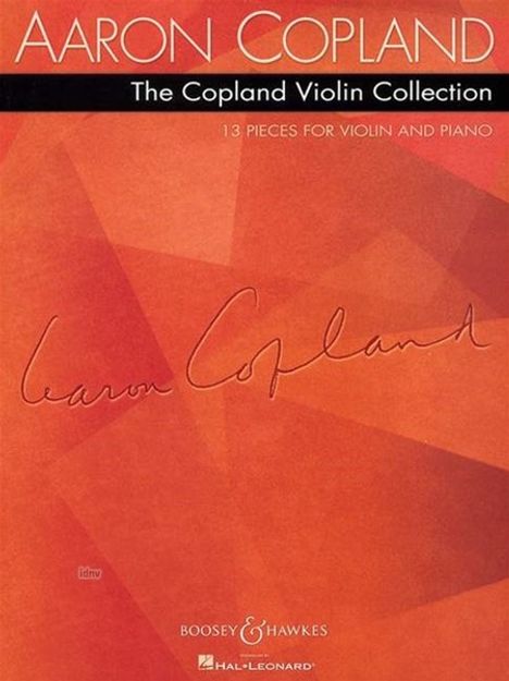 Aaron Copland: The Copland Violin Collection, Noten
