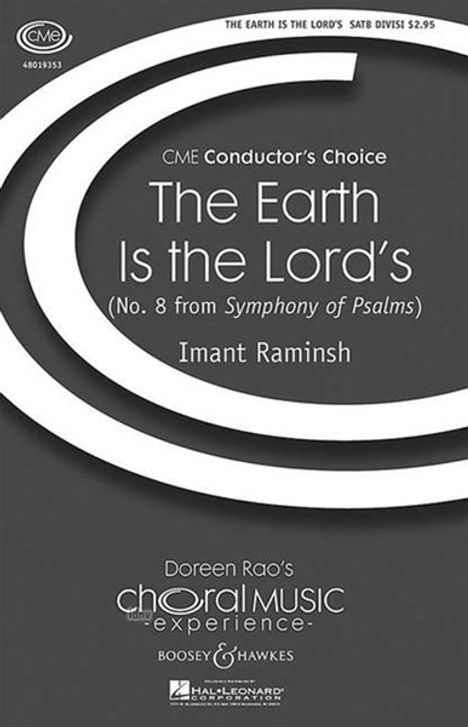 Imant Raminsh: Symphony of Psalms, Noten