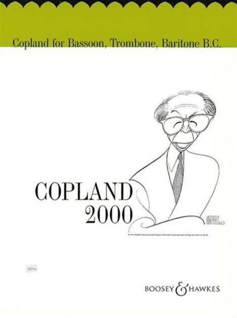 Aaron Copland: Copland, Aaron      :Copl. f. Bass./Tromb./Bar, Noten