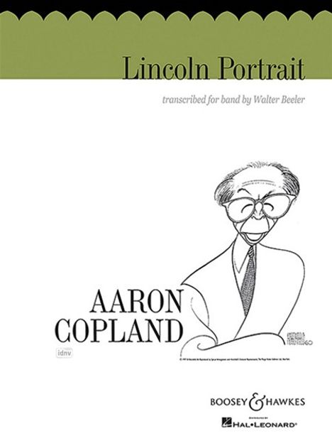 Aaron Copland: Lincoln Portrait, Noten