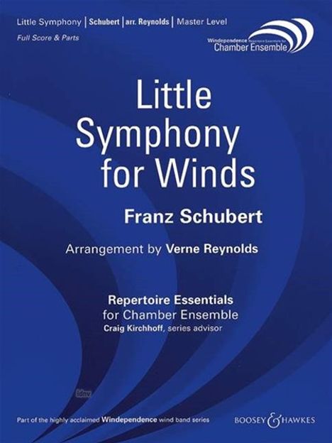 Franz Schubert: Little Symphony for Winds, Noten