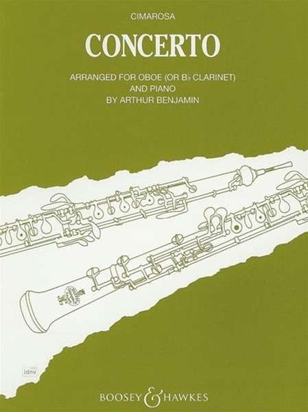 Domenico Cimarosa: Cimarosa, D: Konzert für Oboe und Streicher, Noten