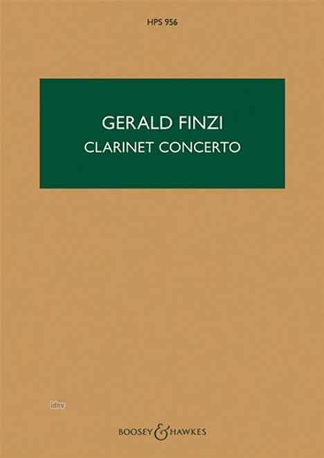Gerald Finzi: Klarinettenkonzert op. 31 (1948 - 1949), Noten