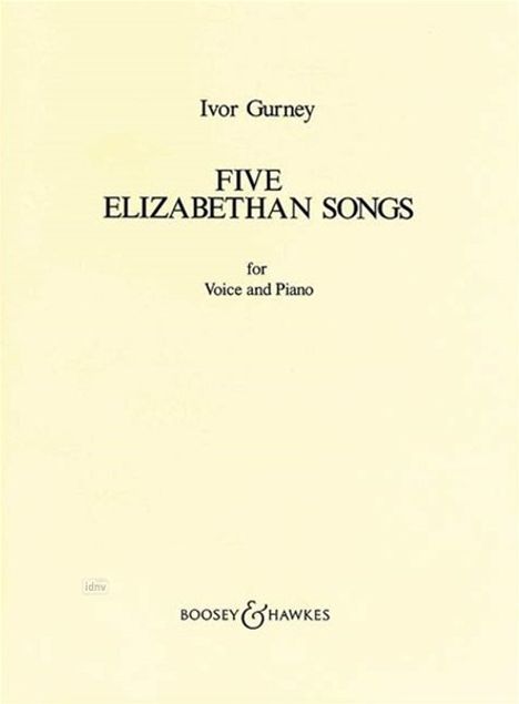 Five Elizabethan Songs, Noten