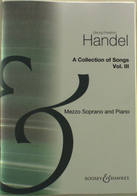 Georg Friedrich Händel: A Collection of Songs, Noten