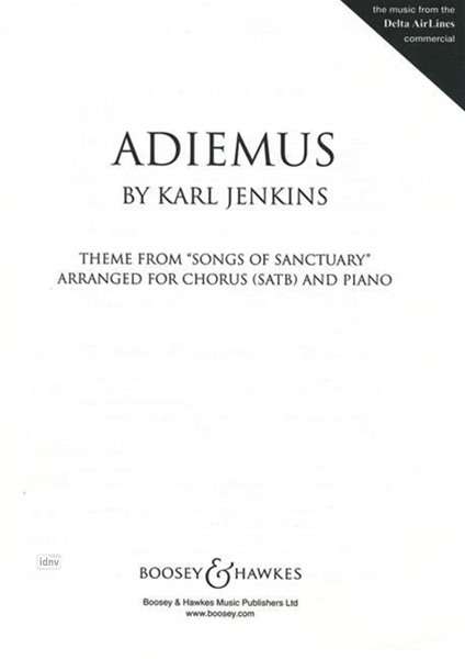 Karl Jenkins: Adiemus, Chorpartitur, Noten